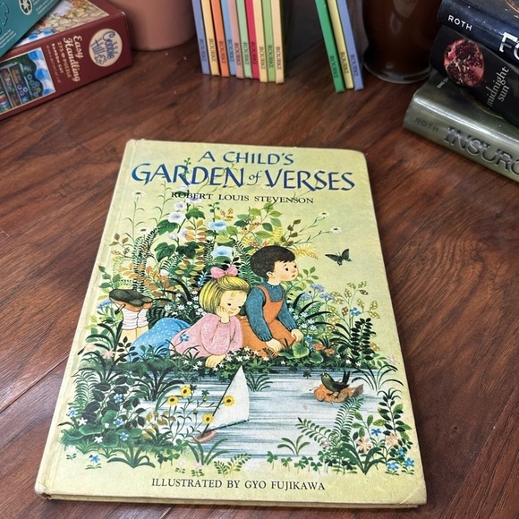 Other - VTG 1973 A Child's Garden Of Verses Robert Louis Stevenson Poetry Book